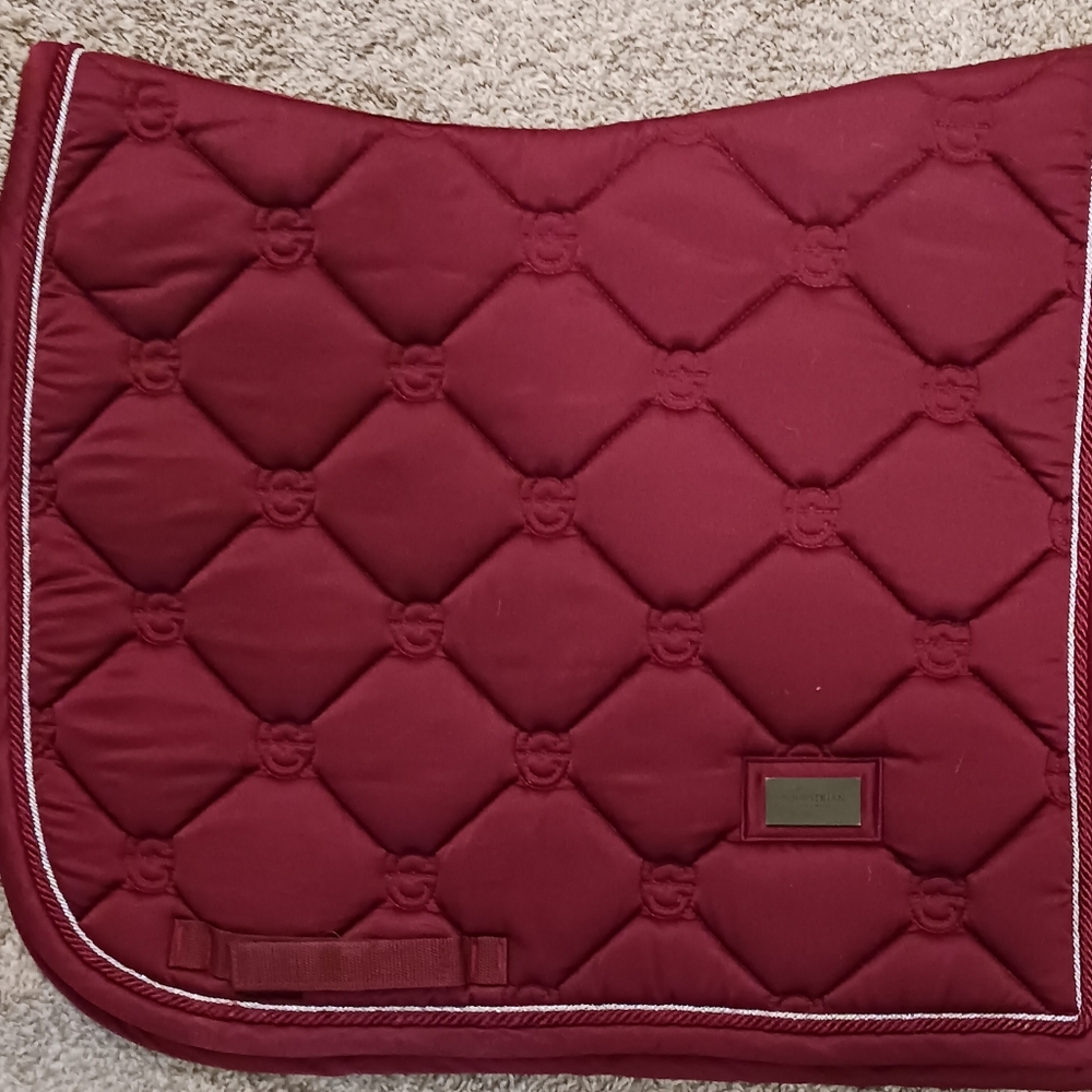 Equestrian Stockholm Bordeaux full dressage pad